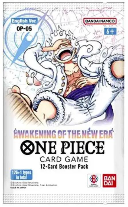 Actual product image One Piece Awakening of the new Era OP05 Booster Pack - Card Game - EN (English, Booster Pack)
