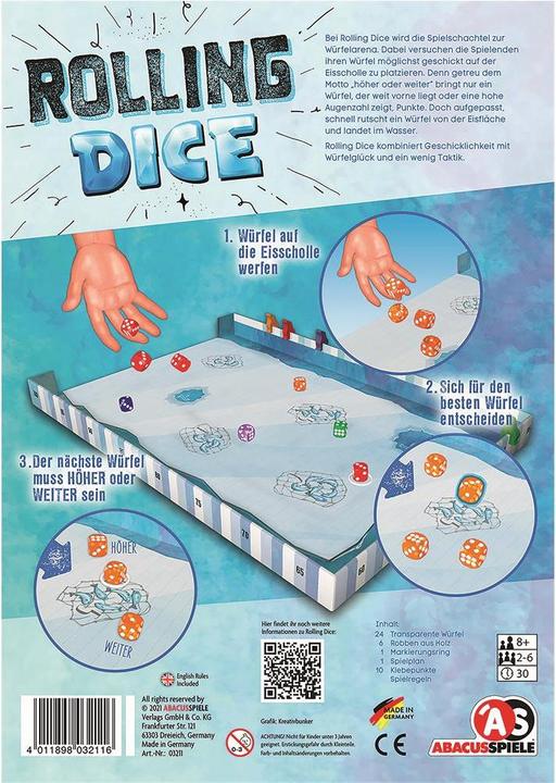 Produktbild Abacus Rolling Dice e (Deutsch)