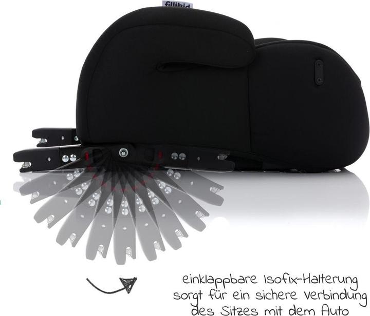 Produktbild Fillikid Sitzerhöhung mit Isofix (Kindersitzerhöhung, ECE R129/i-Size Norm)