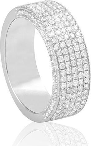 Breuning RING - BRILL. 0,957 Ct. H/si (53, 750/18 K Gold)