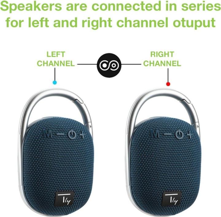 Actual product image Techly ICASBL321BL portable speaker Mono portable speaker Blue (2 h, USB power delivery)
