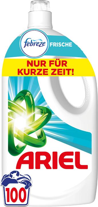 Ariel Febreze Frische (100 Cycles de lavage, Lessive liquide)