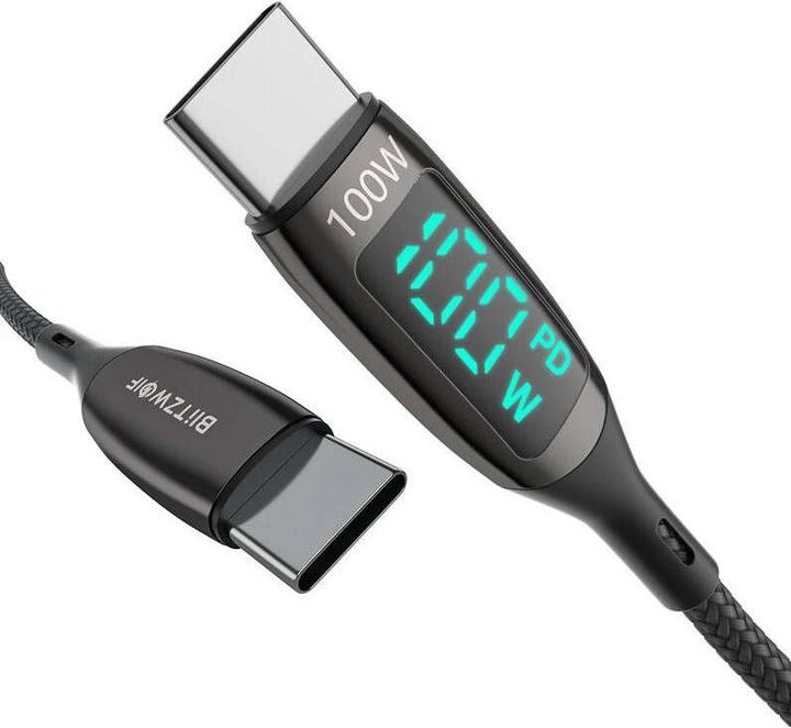 Actual product image BlitzWolf USB C – USB C (1.80 m, USB 3.2 Gen 2)