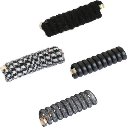 Immagine prodotto Trisa Fashion Long Twister Nero 4 pezzi (Elastico per capelli)