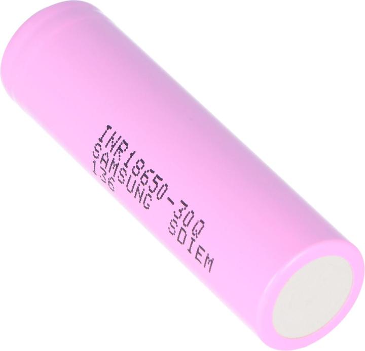Actual product image Samsung INR18650-30Q (1 pcs., 18650, 3000 mAh)