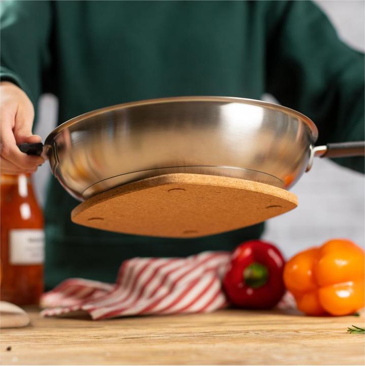 Actual product image Kuhn Rikon Smart & Compact (28 cm, Frying pan, Stainless steel)