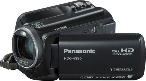 Panasonic HDC-HS80, FullHD, Harddisk, 34x Zoom, 120GB, Black