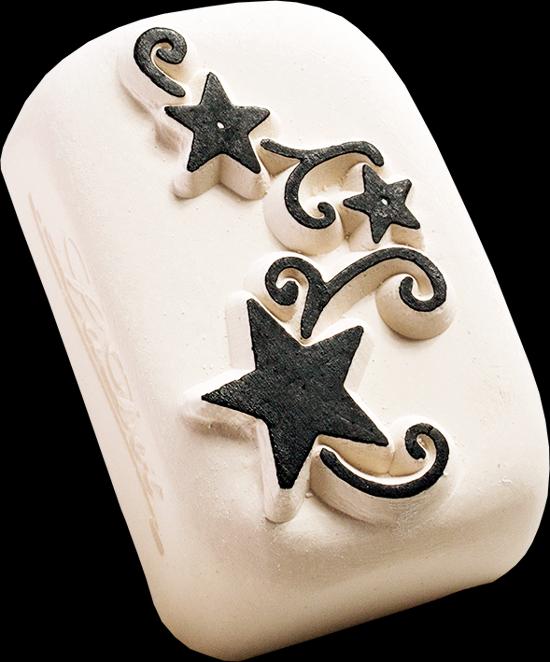 Produktbild La Dot Cosmetics Stempel Tattoo Stein mittel Ribalstern