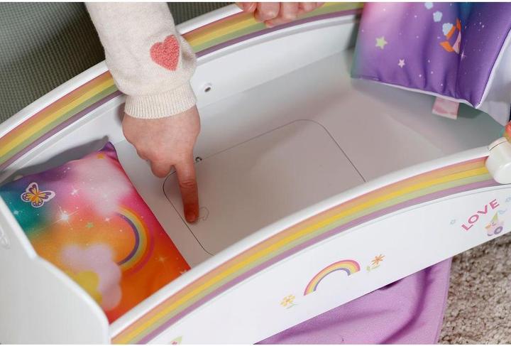 Actual product image Zapf Creation BABY born Regenbogen Bett