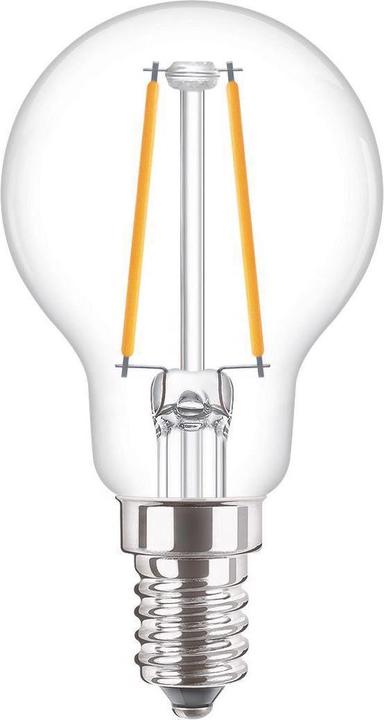 Actual product image Philips Professional Lamp CorePro LEDLusterv ND 2-25W P45 E14 827 CLG (E14, 2 W, 250 lm, 1 x, E)