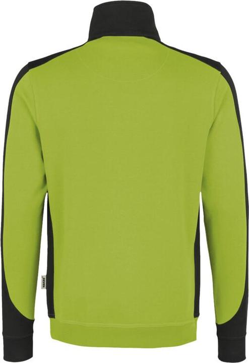 Actual product image Hakro Zip sweatshirt Contrast Performance kiwi/anthr. 4XL (4XL)