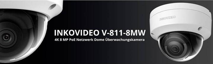 Produktbild Inkovideo V-811-8MW LAN IP Überwachungskamera 3840 x 2160 Pixel (3840 x 2160 Pixels)