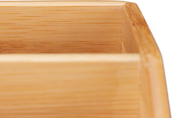 Actual product image Relaxdays Bamboo Organizer, 6 Compartments
