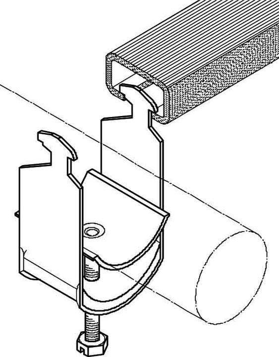 Immagine prodotto Morsetto a U 20-24mm 1f ST profilo guida 3647