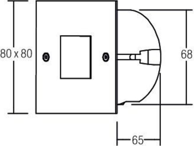 Produktbild Brumberg LED-Wand-EB-Leuchte (40 lm)