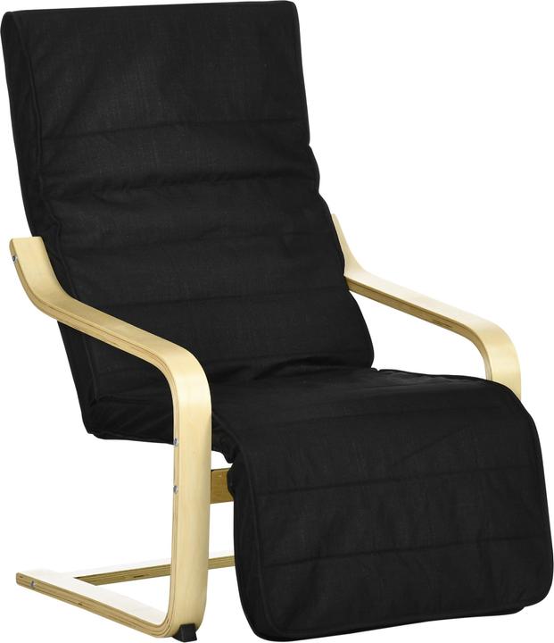 Image du produit Homcom Fauteuil de relaxation avec revêtement amovible et agréablement rembourré