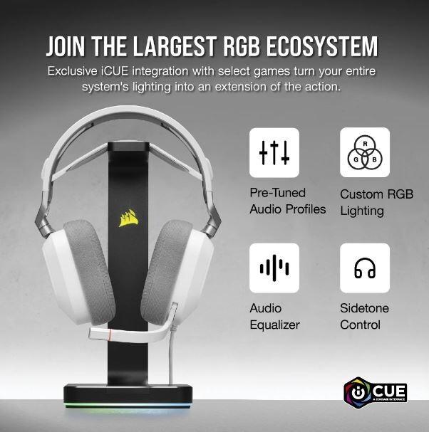 Produktbild Corsair HS80 RGB (Kabelgebunden)