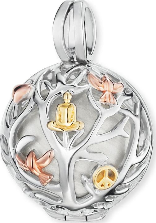 Produktbild Engelsrufer Lebensbaum Tricolor (Messing, 925er Silber platiniert)