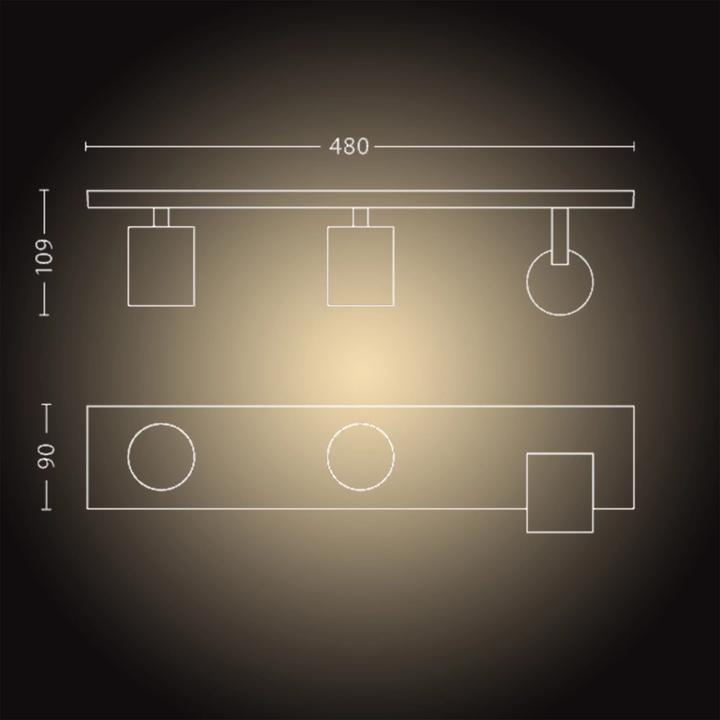 Produktbild Philips Hue White Ambiance Runner (1200 lm, GU10)