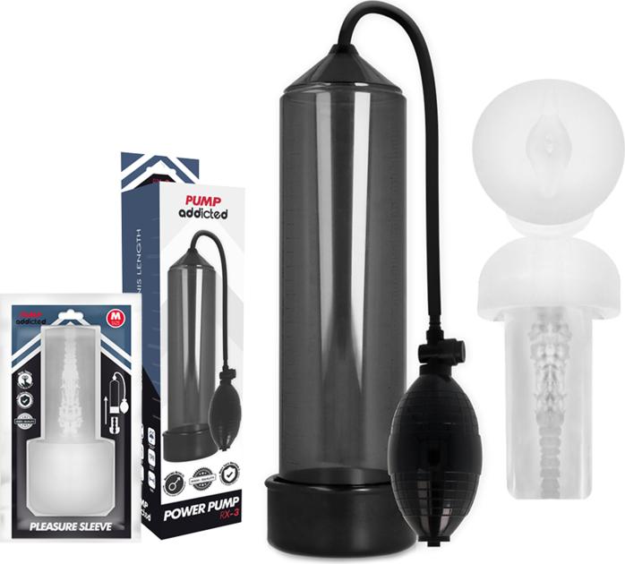 Actual product image Pump Addicted Rx3 Black With Enjoyment Case