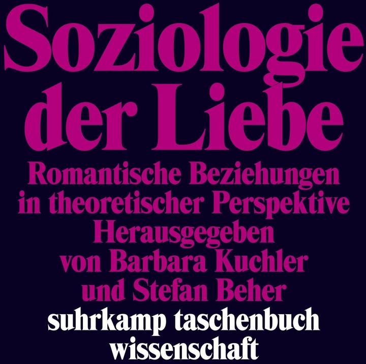 Produktbild Soziologie der Liebe (Deutsch, Barbara Kuchler, Stefan Beher, 2014)