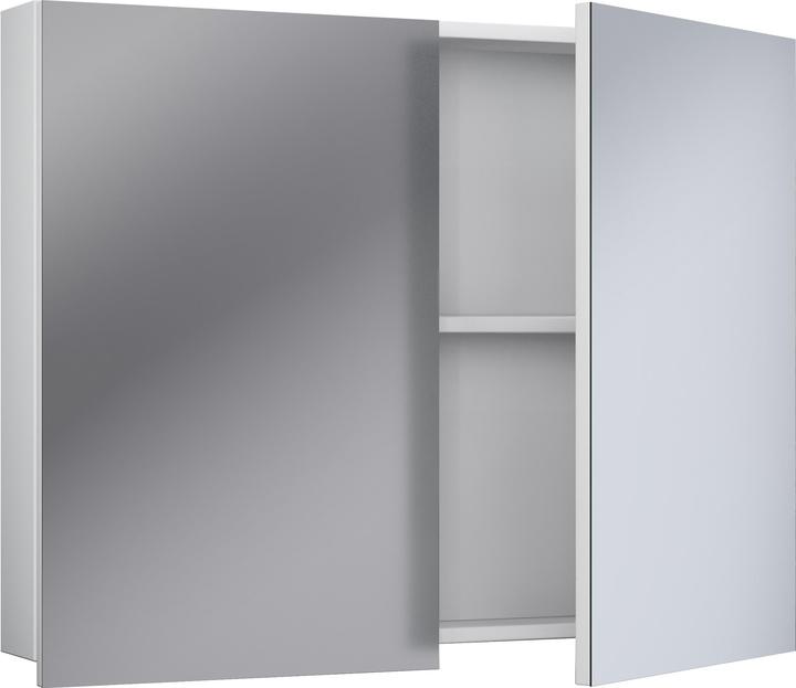 Produktbild VCM Holz Badmöbel Spiegelschrank Badinos 80 cm (80 x 12 cm)