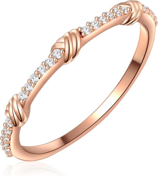 Immagine prodotto Glanzstücke München Donna Argento Cubico Zirconia Oro Rosa - 24481 (54, 925 Argento)