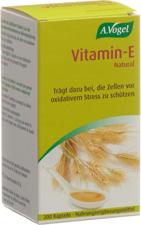 Actual product image A. Vogel Vitamin-E (200 Piece, Capsules, 87 g)