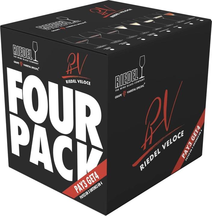 Produktbild Riedel Veloce (83 cl, 4 Gläser, Rotweingläser)