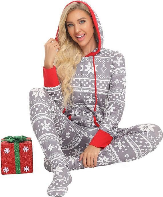Produktbild Esmée Damen Weihnachts Pyjama Overall Gr. M (M)