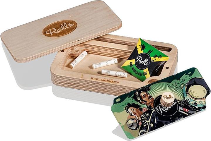 Image du produit Black Leaf Secret Rolling Box en bois