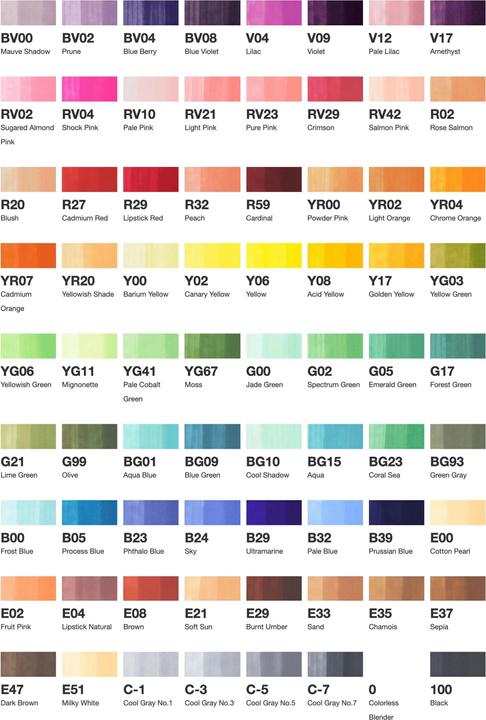 Produktbild Copic Ciao Set A (Mehrfarbig, 0.30 mm, 72 x)