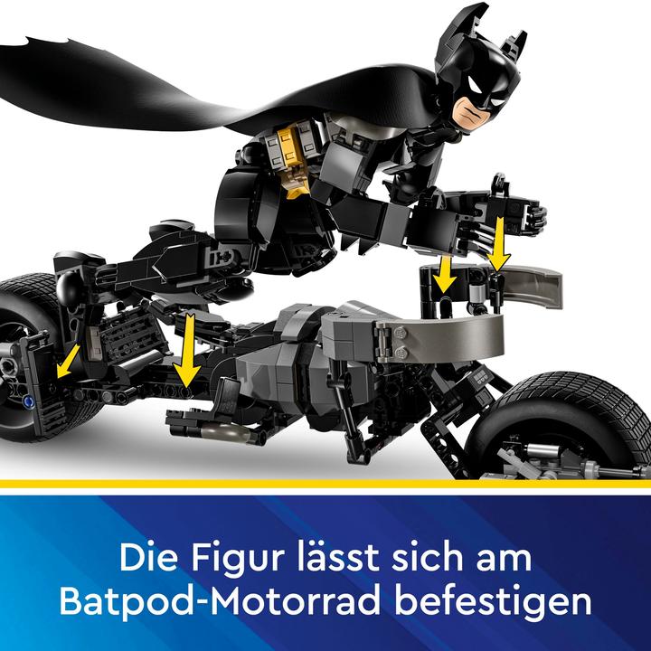 Actual product image LEGO Batman construction figure with the Batpod (76273, LEGO Super Mario)