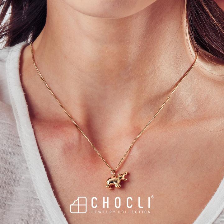 Actual product image MTM Hippo Necklace