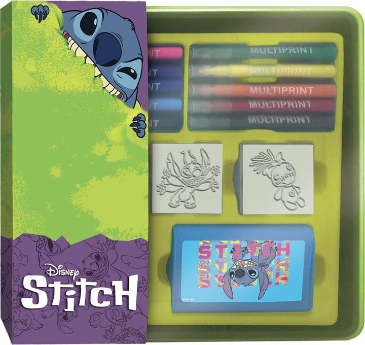 Actual product image Multiprint Set with stamps and felt-tip pens in storage box