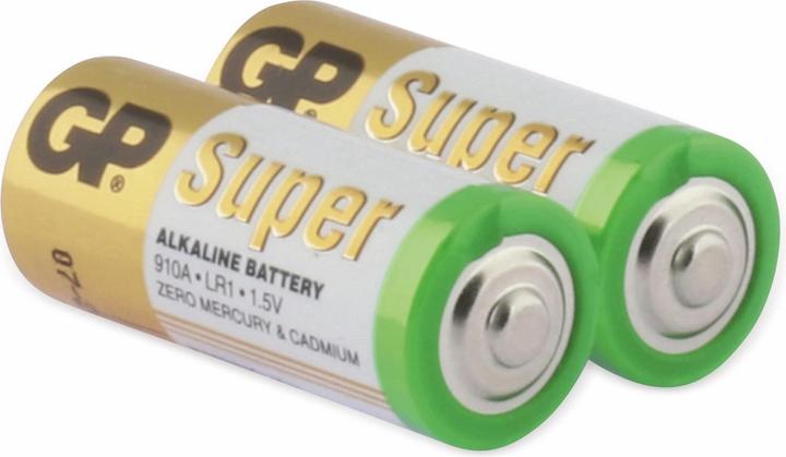 Productafbeelding GP Batteries Super Alkalisch (2 Pcs., LR1, 885 mAh)
