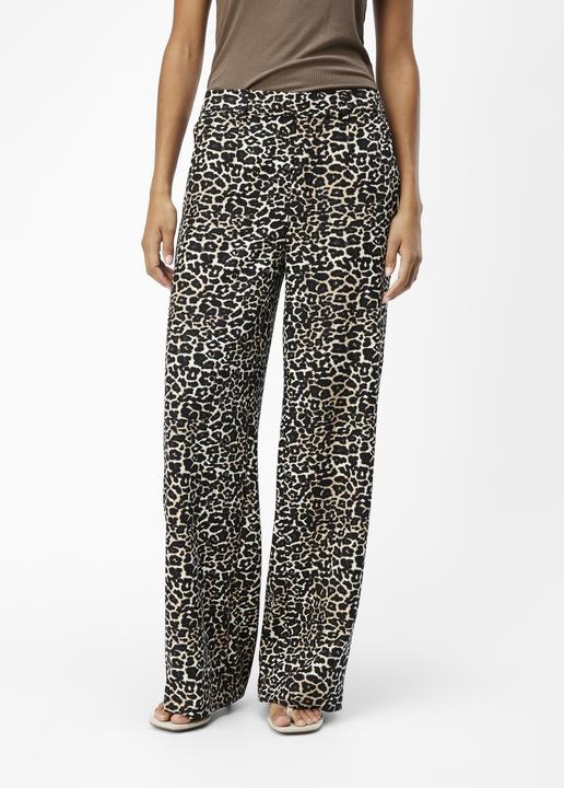 Actual product image Object Leoprint trousers with wide leg (44)