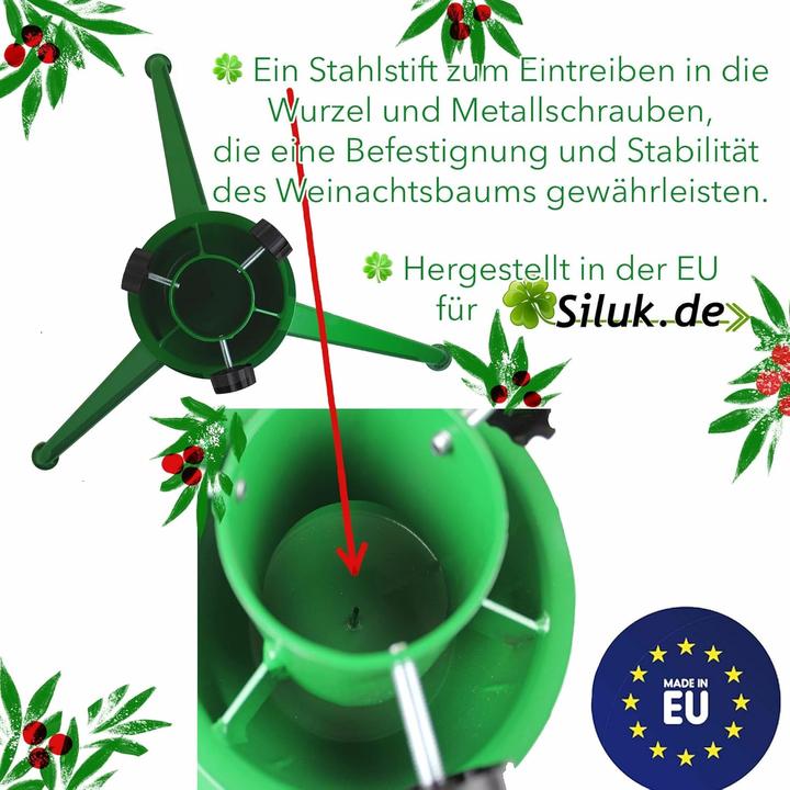 Immagine prodotto Siluk Verstellbarer Christbaumständer mit Wasserbehälter