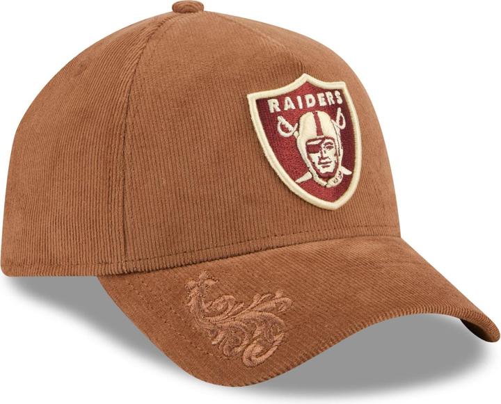 Image du produit New Era A-Frame Snapback Cap CORD Las Vegas Raiders peanut (Taille unique)