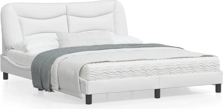 Actual product image VidaXL Bed frame with LED imitation leather (160 x 200 cm)