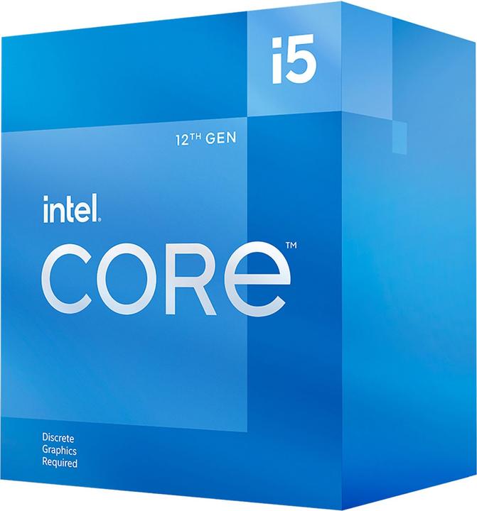 Actual product image Intel Core i5-12400F (LGA 1700, 2.50 GHz, 6 -Core)