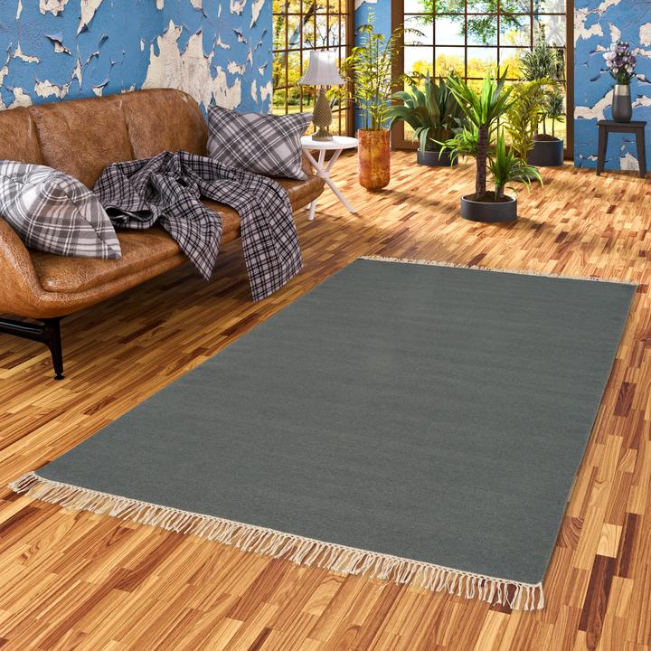 Produktbild Pergamon Wolle Natur Teppich Kelim Mila (160 x 230 cm)