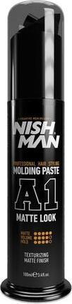 Produktbild Nishman Hair Styling Molding Paste Airless Wax A1 Matte Look 100ml (Haargel, 100 ml)