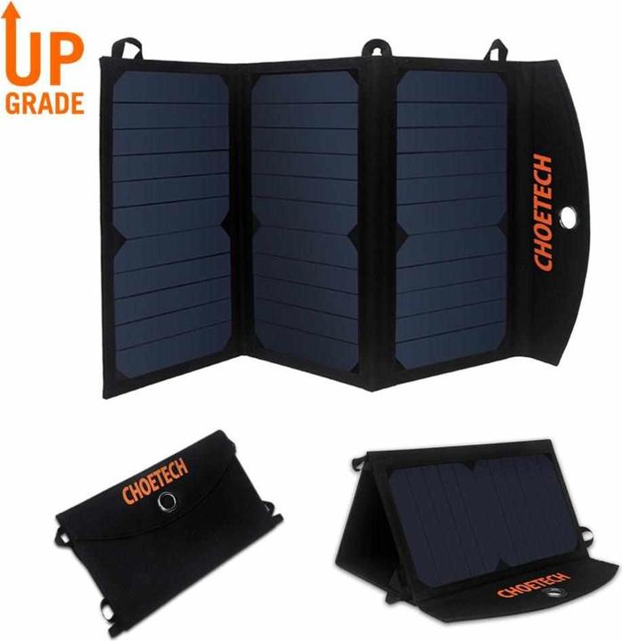 Produktbild Choetech USB-Solarladegerät (19 W, 0.48 kg)