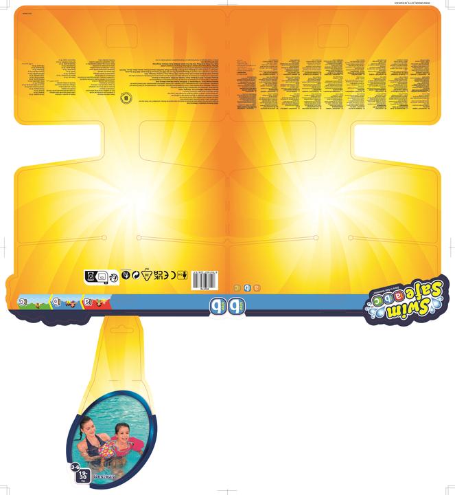 Actual product image Bestway Swim Safe ABC Swin Pal 19-30 kgr, Grøn (24, 25, 26, 27, 28, 29, 30, up to 30 kg)