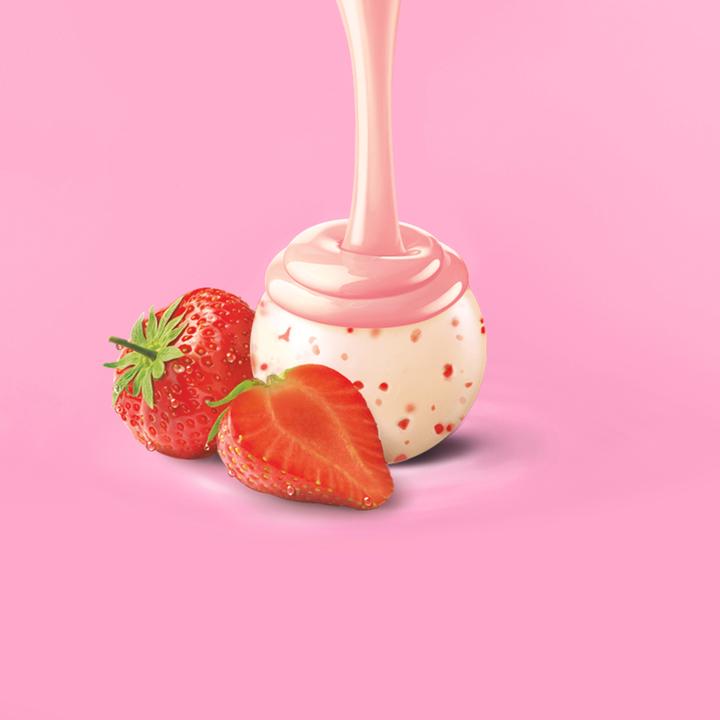 Actual product image Lindt Lindor Strawberry & Cream (1000 g)