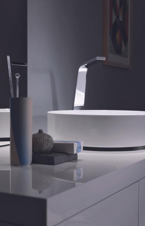 Actual product image Alape top basin AB.KE400, round diameter 40,0cm, 3222000000 (475 mm, 475 mm)