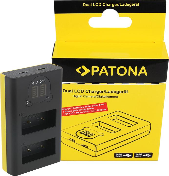 Produktbild Patona NP-W126S Set (Kamera Akku Ladegerät, Kamera Akku)