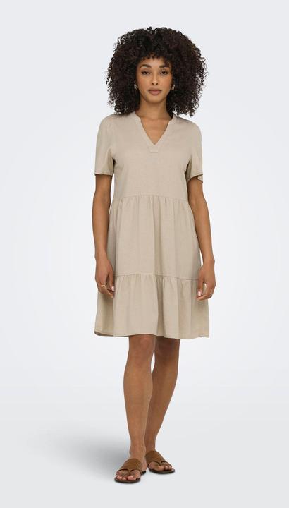 Produktbild Only Normal geschnitten V-Ausschnitt Kurzes Kleid Glockenförmiges Kleid (S)