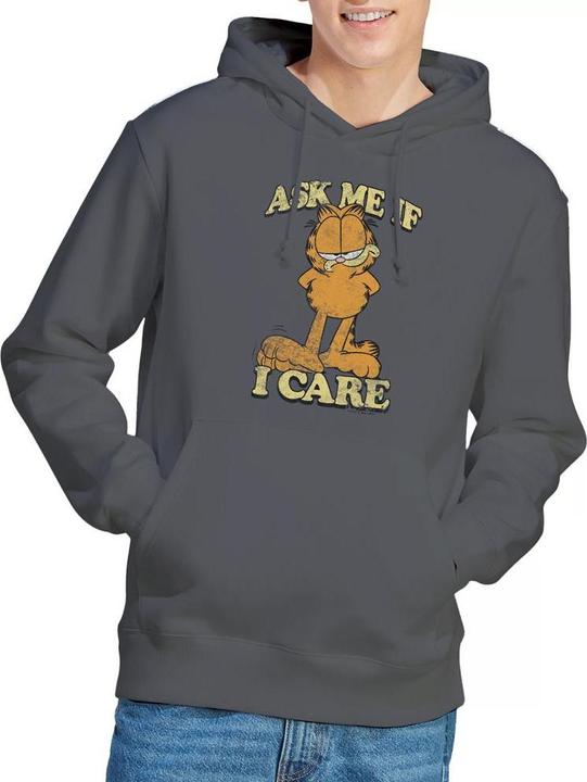 Immagine prodotto Garfield Ask Me Felpa con Cappuccio Uomo (S)
